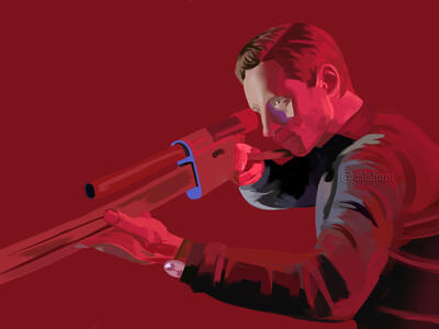 The Jackal from The Day Of The Jackal • Half Body • Rendered & Polished • Roughly 25$